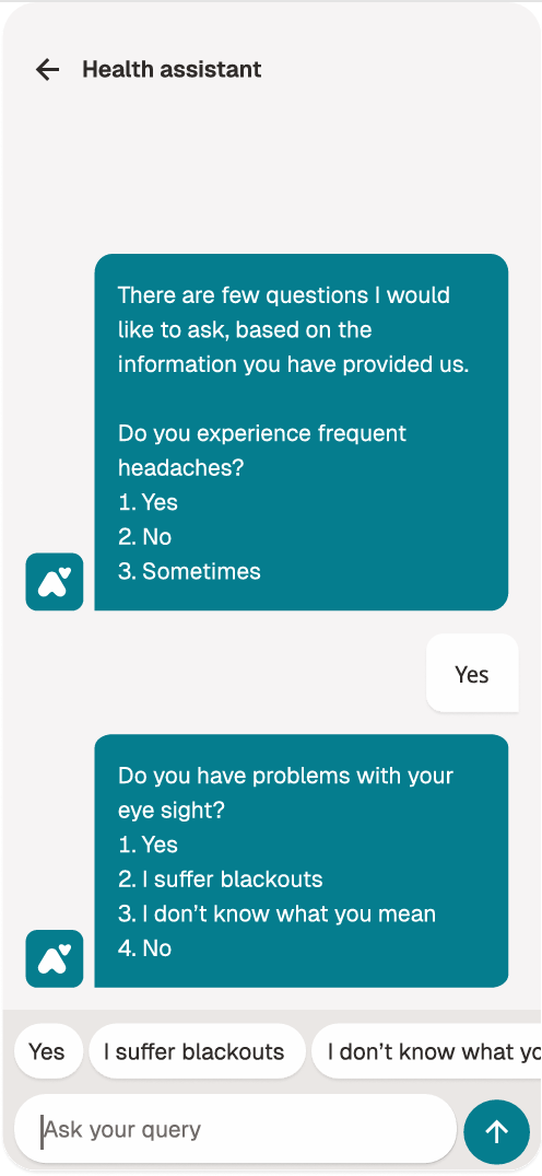 Health Assistant Chat