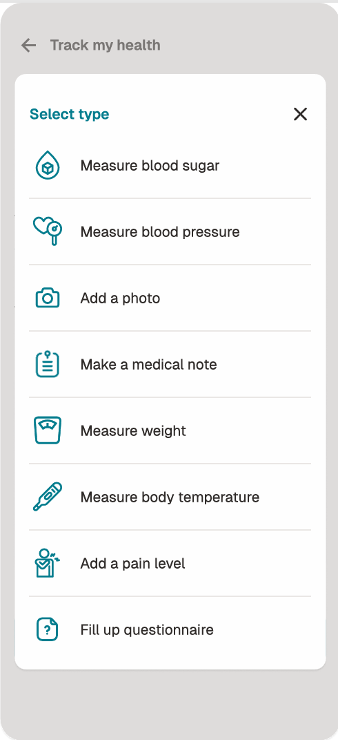 Health Tracking Options